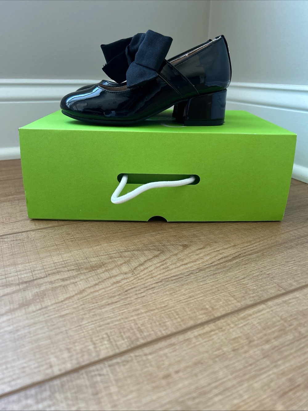 Sam Edelman Toddler Girl Patent Bow Block Heel Mary Jane - Black